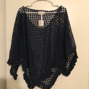 Free people shear pancho